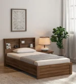 Hamta Decoration Engineered Wood Single Bed with Headboard Storage Wooden Bed for Bedroom Living Room Home - Image 4