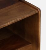 Harlo Acacia Wood Bedside Table in Rustic Natural Finish - Image 2