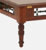 Hazel Solid Wood Coffee Table in Teak Finish - Image 3