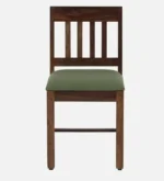 Helvora Solid Sheesham Wood Chair in Walnut Finish (SET OF 2) - Image 4
