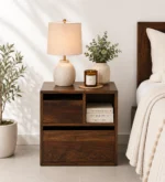 Hlorence Natural Finish Side Cabinet
