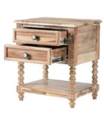 Holtrenza Premium Wooden Side Cabinet for Contemporary Bedrooms - Image 5