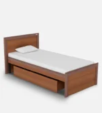 Huren Sheesham Wood Single Bed In Honey Oak Finish With Trundle - Image 8