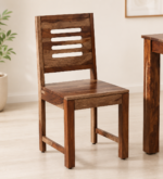 Hurora Sheesham Wood Chair in Dark Walnut Finish (SET OF 2)