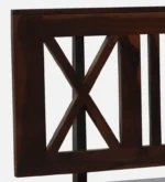 Iarthvia Solid Wood Single Bed in Raw Natural Finish - Image 2