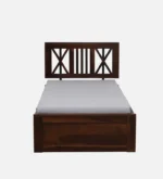 Iarthvia Solid Wood Single Bed in Raw Natural Finish - Image 9