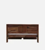 Iavana Premium Hydraulic Bed with Spacious Box Storage in Dark Walnut Finish - Image 8