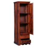 JasaCraft Rustic Oak Bedroom Wardrobe with Drawers - Image 3