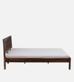 Jenvoria Modern Natural Finish King Size Wooden Bed with Premium Design - Image 4