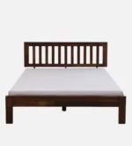 Jenvoria Modern Natural Finish King Size Wooden Bed with Premium Design - Image 6