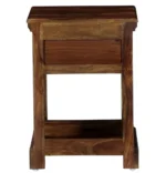 JimberNest Handcrafted Bedside Table with Storage Drawer - Image 3