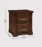 Kalvenza Solid Wood Cabinet - Image 9