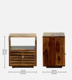 Kspen Natural Wood Bedroom Cabinet - Image 4