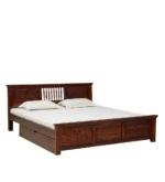 Kstoria Wooden Storage Bed with Elegant Interior Finish - Image 5