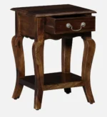 Kunaro Solid Sheesham Wood Bedside Table - Image 4