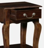 Kunaro Solid Sheesham Wood Bedside Table - Image 8