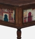 Kustin Wooden Bedside Table with Drawer & Open Shelf - Image 2