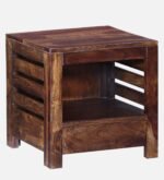 Lenith Premium Sheesham Wood Bedside Cabinet - Image 7