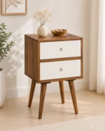Lerona Natural Finish Bedside Unit