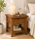 Lierra Natural Wood Bedroom Table
