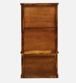 Lohemia Sheesham Wood Storage Cabinet with Decorative Tiles - Image 4