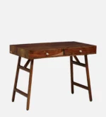 Mans Sheesham Wood Writing Table In Scratch Resistant Provincial Teak Finish - Image 8
