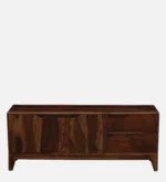 Maplehurst Sheesham Wood TV Stand in UV Resistant Aged Walnut Finish - Image 9