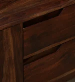 Maplehurst Sheesham Wood TV Stand in UV Resistant Aged Walnut Finish - Image 10