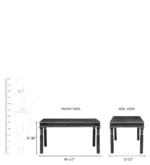 Mealora Classic 6 Seater Dining Table Set with Strong Wooden Frame and Stylish Chairs - Image 4