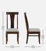 Mellvora Modern Farmhouse Style 8 Seater Dining Table Set - Image 3
