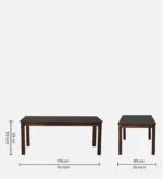Mellvora Modern Farmhouse Style 8 Seater Dining Table Set - Image 5