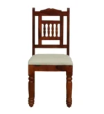 Meron Sheesham Wood Lounge Chair in Honey Oak Finish (set of 2) - Image 5