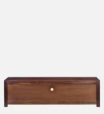 Minimalist Sheesham Wood TV Console with Open Shelf - Image 2