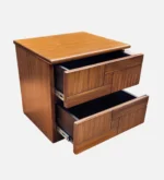 Mltrique Premium Sheesham Wood Nightstand with Storage Drawer - Image 2