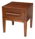 Mlvarnox Modern Wooden Side Table with Spacious Storage Drawer - Image 2