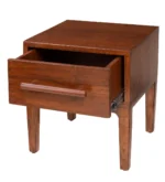 Mlvarnox Modern Wooden Side Table with Spacious Storage Drawer - Image 3