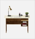 Modern Wooden Study Table with Storage - Image 6