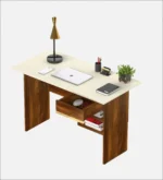 Modern Wooden Study Table with Storage - Image 8