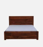 Molvanta Handcrafted Sheesham Wood Bed for Stylish Living Spaces - Image 6
