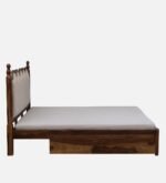 Morlenza Elegant Wooden Platform Bed in Honey Oak Finish - Image 2