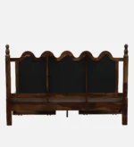 Morlenza Elegant Wooden Platform Bed in Honey Oak Finish - Image 8