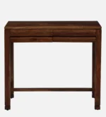 Near Sheesham Wood Writing Table In Provincial Teak Finish - Image 8