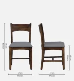 Nelmora Solid Wood Dining Table with Pure Grain Texture - Image 3