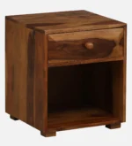 Neltrico Premium Wooden Nightstand with Storage - Image 4