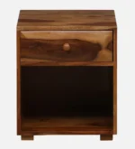 Neltrico Premium Wooden Nightstand with Storage - Image 6