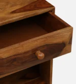 Neltrico Premium Wooden Nightstand with Storage - Image 8
