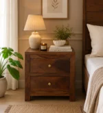 Nonroe Natural Wood Side Cabinet