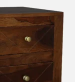 Nonroe Natural Wood Side Cabinet - Image 4