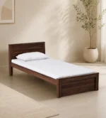 Norten Sheesham Wood Single Bed In Honey Oak Finish