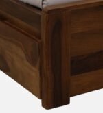 Nraftello Handmade Sheesham Wood Bedroom Bed for Modern Homes - Image 12